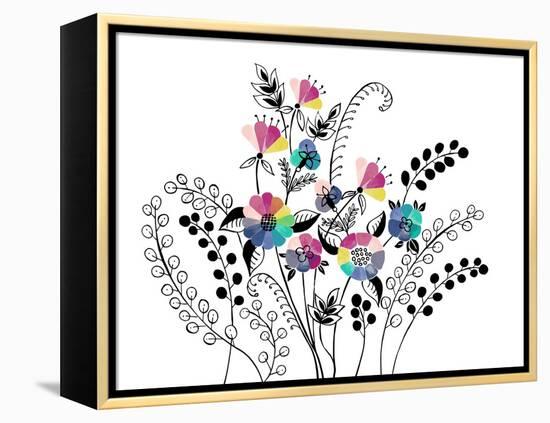 Kaleidoscope Garden-null-Framed Premier Image Canvas