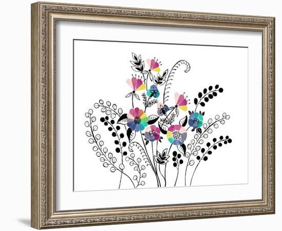 Kaleidoscope Garden-null-Framed Giclee Print