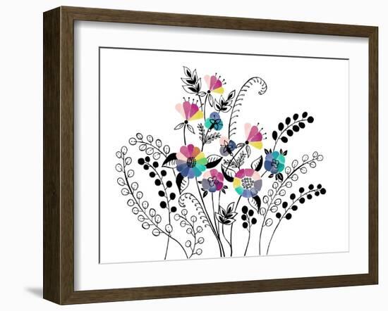 Kaleidoscope Garden-null-Framed Giclee Print