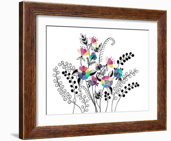 Kaleidoscope Garden-null-Framed Giclee Print