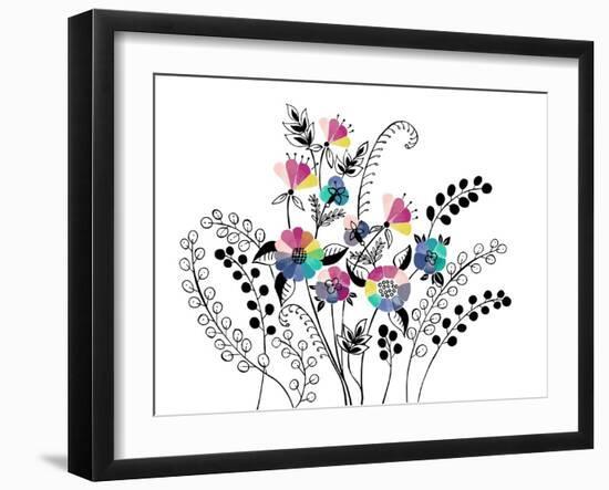 Kaleidoscope Garden-null-Framed Giclee Print