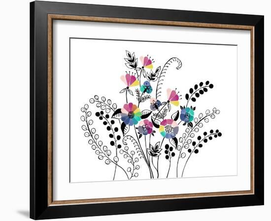 Kaleidoscope Garden-null-Framed Giclee Print