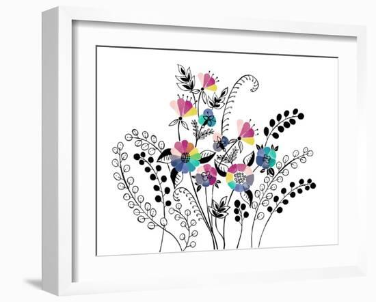 Kaleidoscope Garden-null-Framed Giclee Print