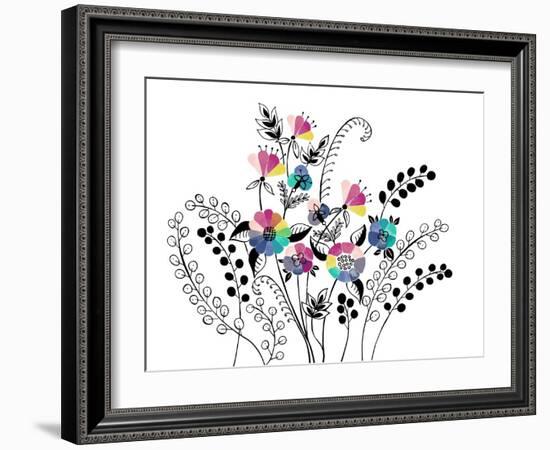 Kaleidoscope Garden-null-Framed Giclee Print