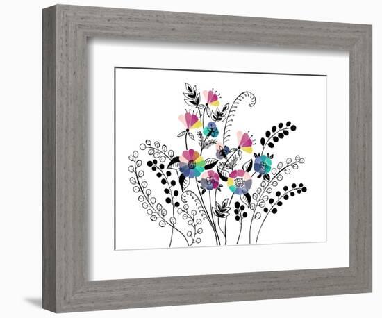 Kaleidoscope Garden-null-Framed Giclee Print