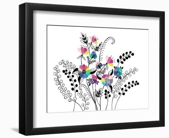 Kaleidoscope Garden-null-Framed Giclee Print