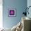 Kaleidoscope Geometric Dark Pattern-shumo4ka-Framed Art Print displayed on a wall