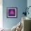 Kaleidoscope Geometric Dark Pattern-shumo4ka-Framed Art Print displayed on a wall