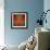 Kaleidoscope Geometric Dark Pattern-shumo4ka-Framed Art Print displayed on a wall