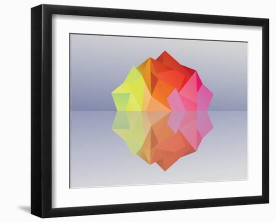 Kaleidoscope Iceberg-null-Framed Premium Giclee Print