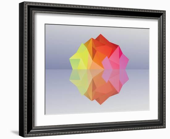 Kaleidoscope Iceberg-null-Framed Premium Giclee Print