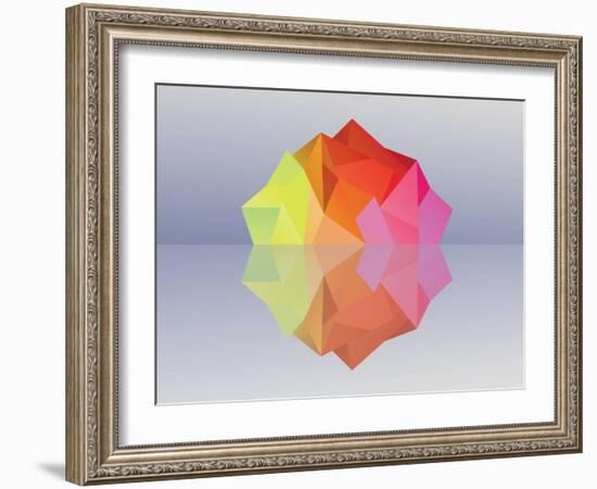 Kaleidoscope Iceberg-null-Framed Art Print