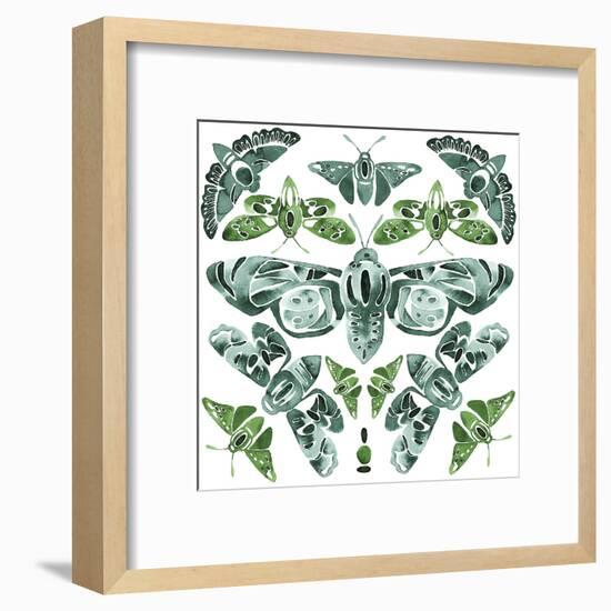 Kaleidoscope Moths-Kristine Hegre-Framed Giclee Print