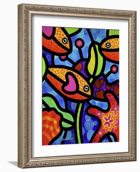 Kaleidoscope Reef-Steven Scott-Framed Giclee Print