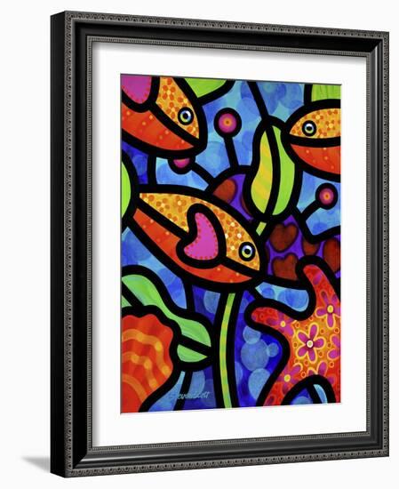 Kaleidoscope Reef-Steven Scott-Framed Giclee Print