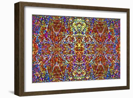 Kaleidoscope Smash-Ray2012-Framed Art Print