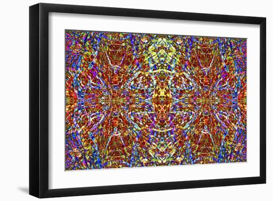 Kaleidoscope Smash-Ray2012-Framed Art Print