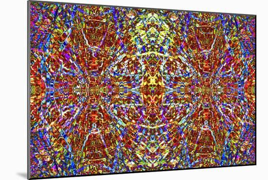 Kaleidoscope Smash-Ray2012-Mounted Art Print