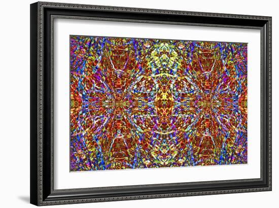 Kaleidoscope Smash-Ray2012-Framed Art Print