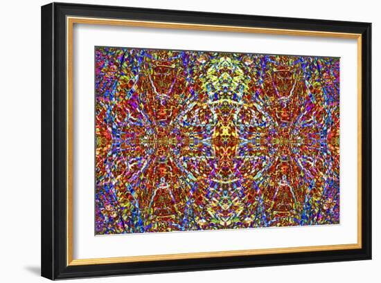 Kaleidoscope Smash-Ray2012-Framed Art Print