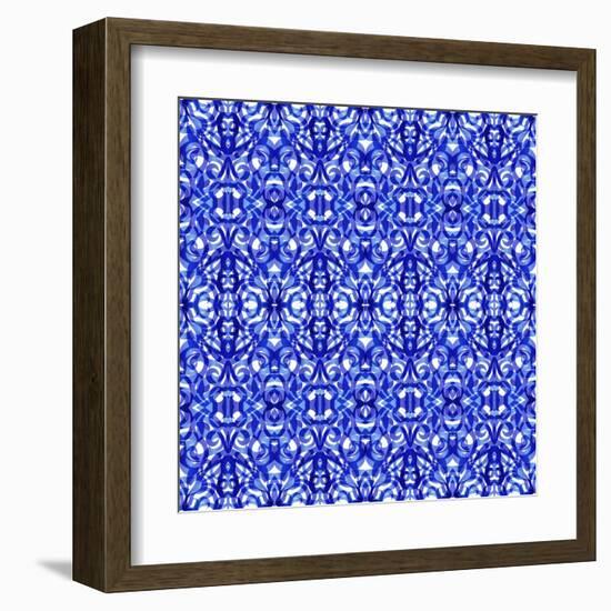 Kaleidoscope Texture Pattern-Medusa81-Framed Art Print