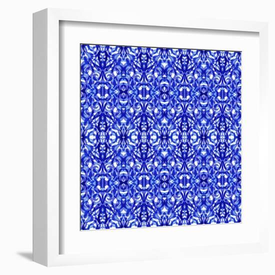 Kaleidoscope Texture Pattern-Medusa81-Framed Art Print