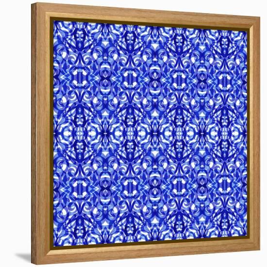 Kaleidoscope Texture Pattern-Medusa81-Framed Stretched Canvas