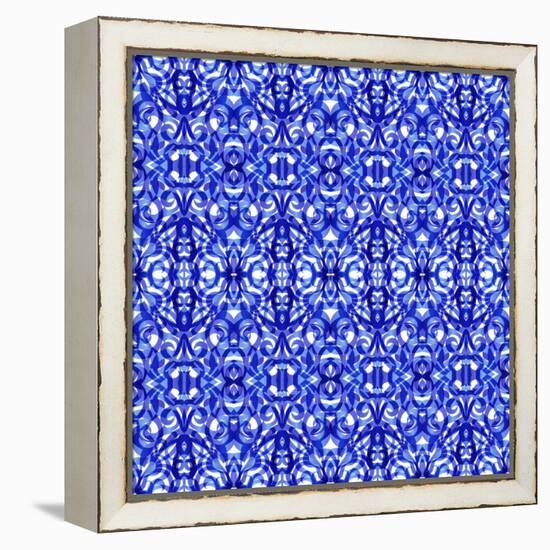 Kaleidoscope Texture Pattern-Medusa81-Framed Stretched Canvas