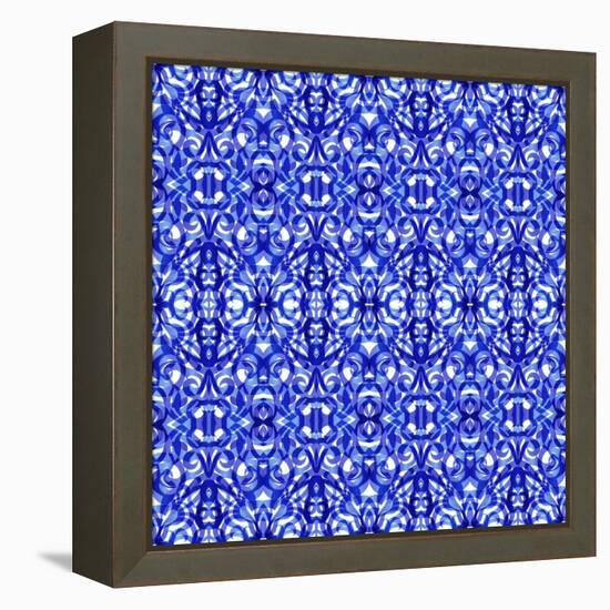 Kaleidoscope Texture Pattern-Medusa81-Framed Stretched Canvas