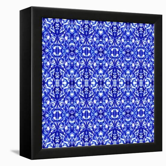 Kaleidoscope Texture Pattern-Medusa81-Framed Stretched Canvas