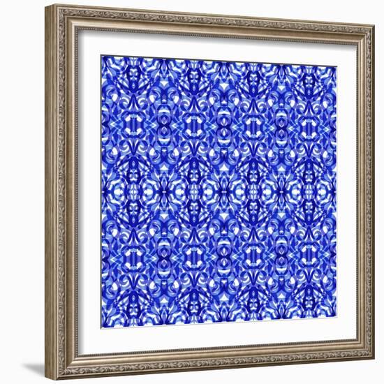 Kaleidoscope Texture Pattern-Medusa81-Framed Art Print