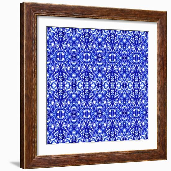 Kaleidoscope Texture Pattern-Medusa81-Framed Art Print