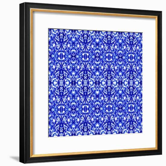 Kaleidoscope Texture Pattern-Medusa81-Framed Premium Giclee Print