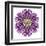 Kaleidoscopic Chrystanthemum Flower Mandala-tr3gi-Framed Art Print