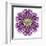 Kaleidoscopic Chrystanthemum Flower Mandala-tr3gi-Framed Art Print