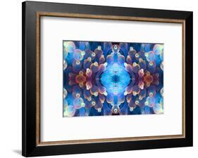 Kaleidoscopic image of Bubble tip anemone, Raja Ampat, West Papua, Indonesia-Georgette Douwma-Framed Photographic Print