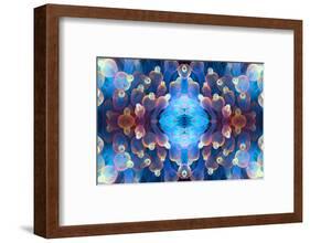 Kaleidoscopic image of Bubble tip anemone, Raja Ampat, West Papua, Indonesia-Georgette Douwma-Framed Photographic Print