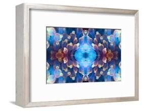Kaleidoscopic image of Bubble tip anemone, Raja Ampat, West Papua, Indonesia-Georgette Douwma-Framed Photographic Print