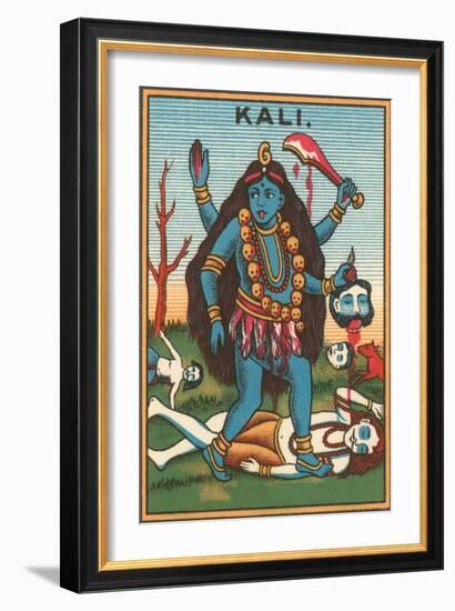 Kali, Goddess of Destruction-null-Framed Art Print