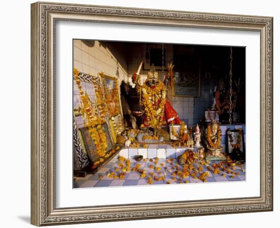 Kali, Hindu Goddess of Destruction, Totem, India-Alain Evrard-Framed Photographic Print