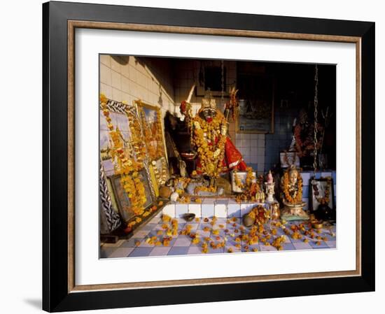 Kali, Hindu Goddess of Destruction, Totem, India-Alain Evrard-Framed Photographic Print