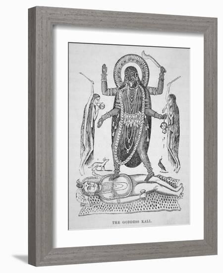 Kali the Hindu Goddess-null-Framed Giclee Print