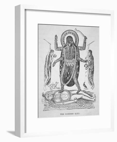 Kali the Hindu Goddess-null-Framed Giclee Print