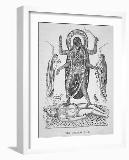 Kali the Hindu Goddess-null-Framed Giclee Print