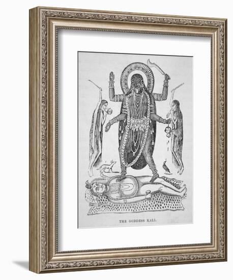 Kali the Hindu Goddess-null-Framed Giclee Print