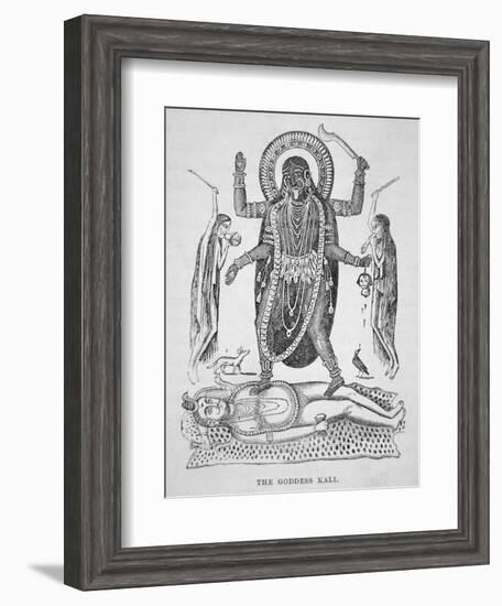 Kali the Hindu Goddess-null-Framed Giclee Print