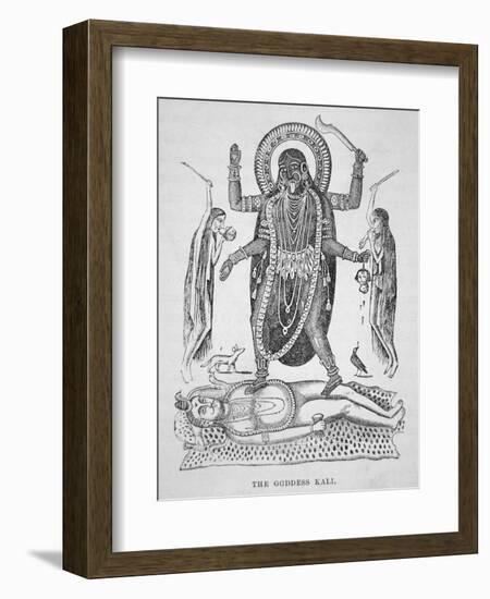 Kali the Hindu Goddess-null-Framed Giclee Print