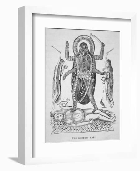 Kali the Hindu Goddess-null-Framed Giclee Print