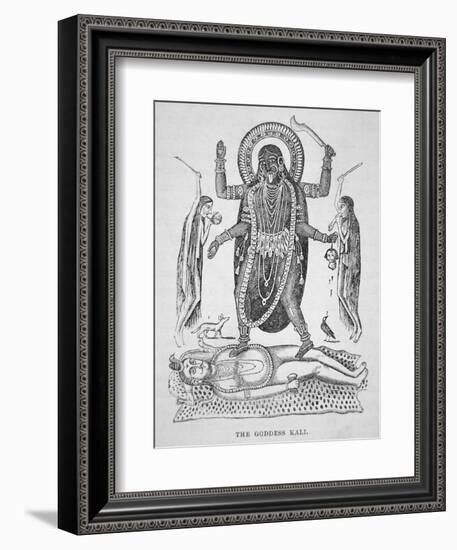 Kali the Hindu Goddess-null-Framed Giclee Print