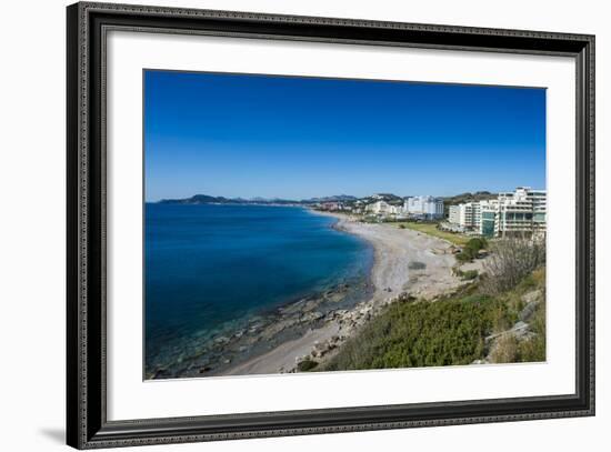 Kalithea Beach, Rhodes, Dodecanese Islands, Greek Islands, Greece-Michael Runkel-Framed Photographic Print